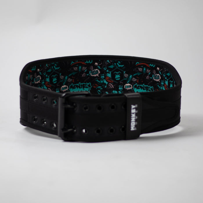 Cinturón NY Negro Grafiti Azul by MONKEY