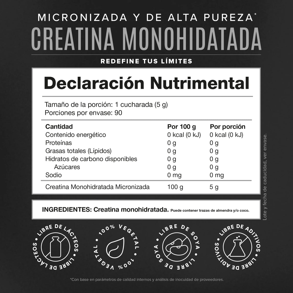 Creatina Monohidratada Sin Sabor by BIRDMAN