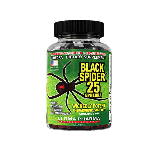Black Spider 100 Caps by CLOMA PHARMA