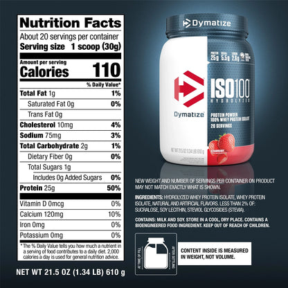 Proteina ISO100 1.3 LBS by DYMATIZE