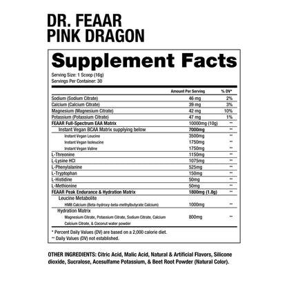 DR FEAAR 30 Servicios by DRAGON PHARMA