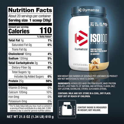 Proteina ISO100 1.3 lbs by DYMATIZE