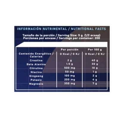 Creatina 1KG by EUPHORIC