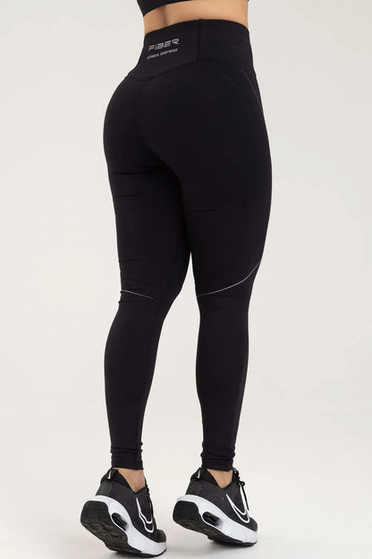 Leggings Colombiano Saturn Black Silver by FIBER