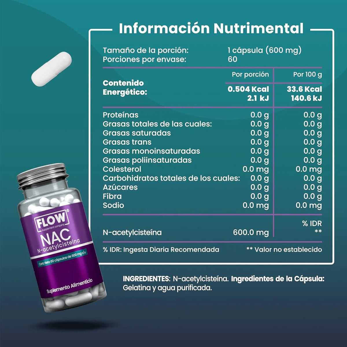 NAC 600mg by FLOW