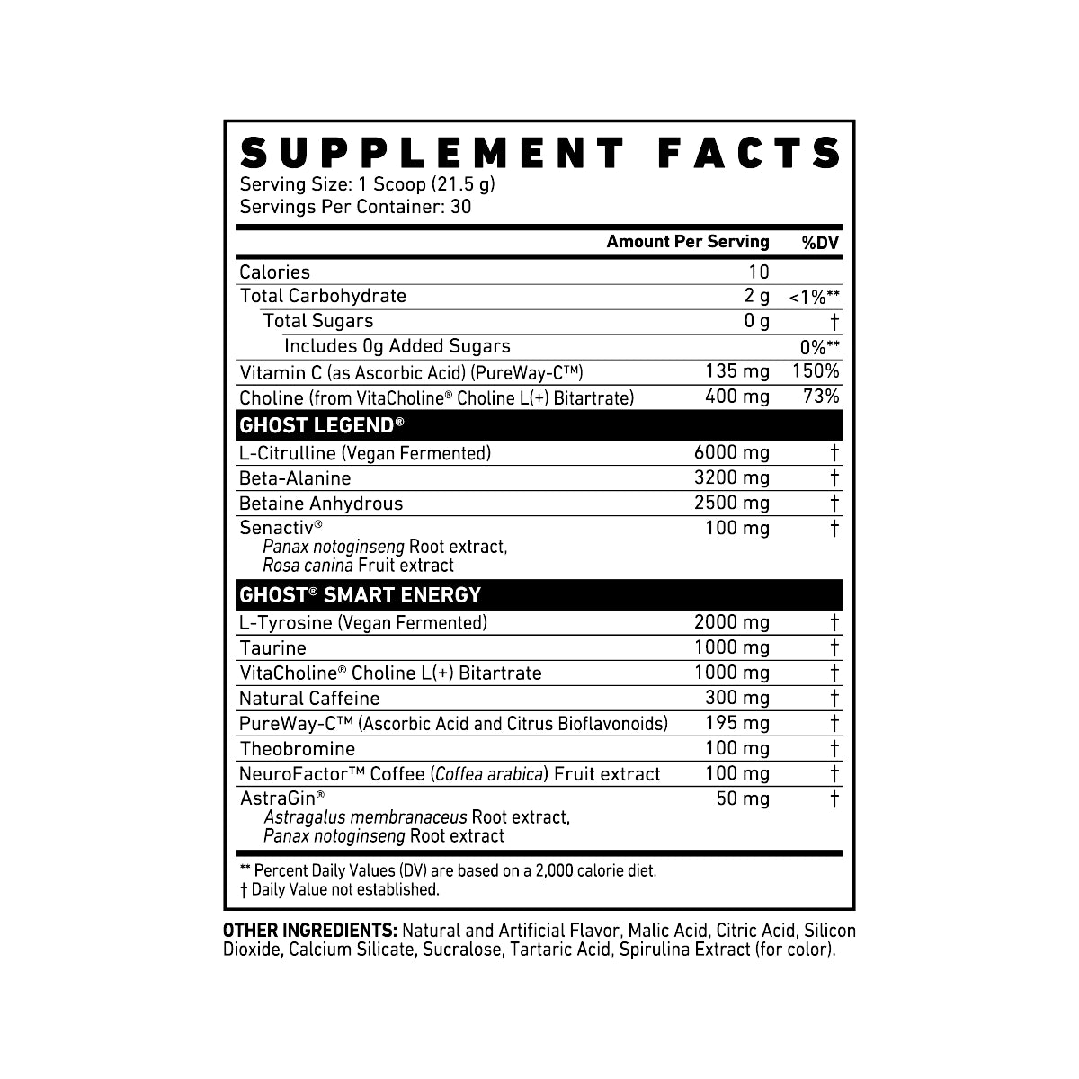 Ghost Legend 30 Servicios by GHOST