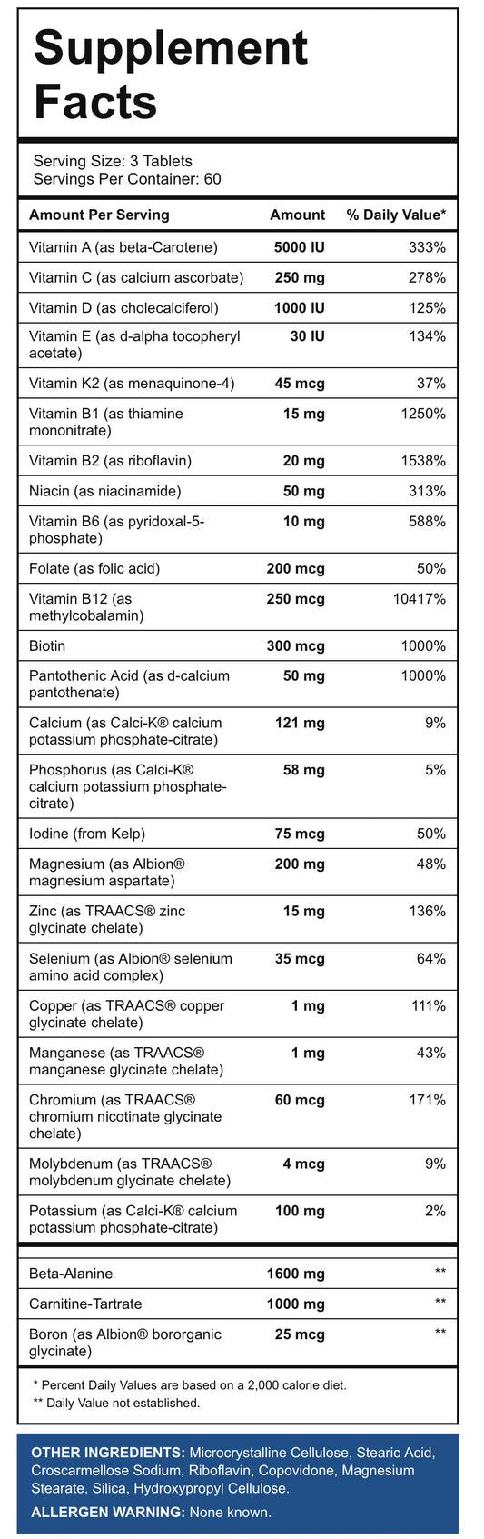 Multivitamínico ANAVITE by GASPARI NUTRITION