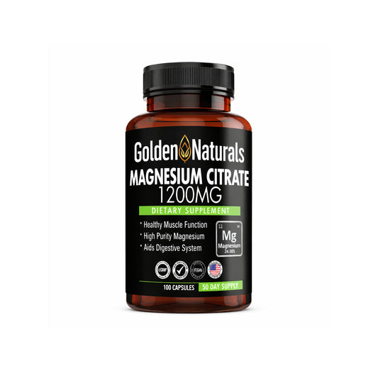 Citrato de Magnesio 1,200mg by GOLDEN NATURALS