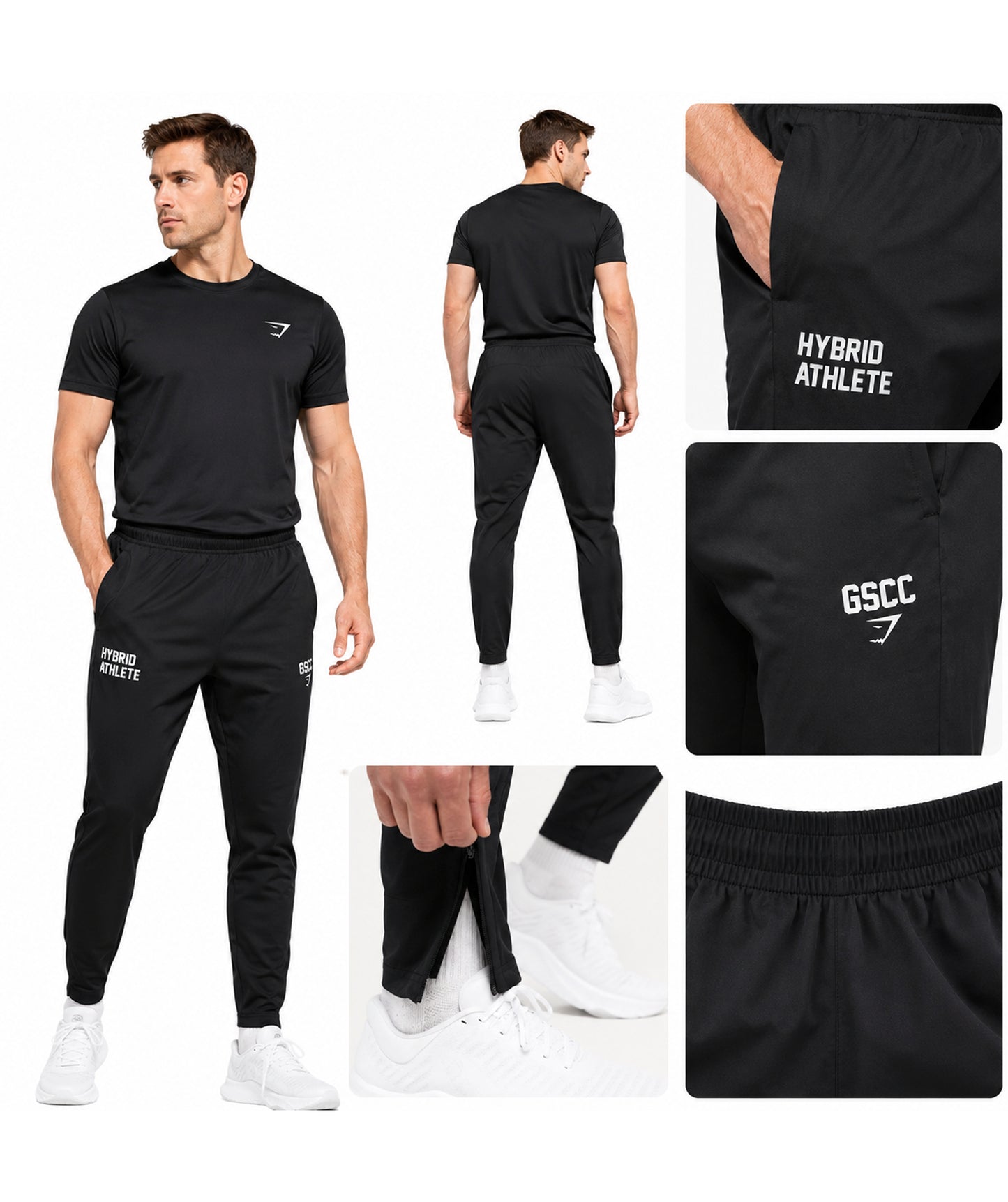 Hybrid Athlete Woven Joggers by GYMSHARK