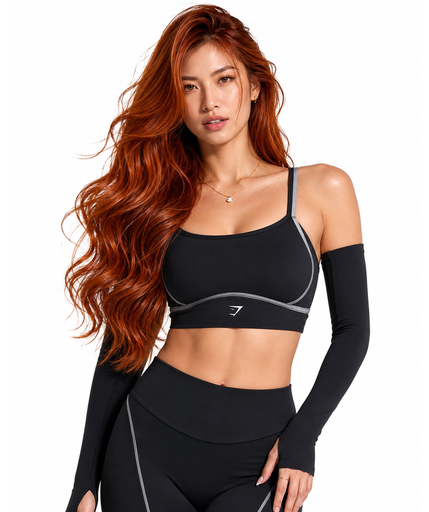 Icon 1 Trend Long Sleeve Top by GYMSHARK