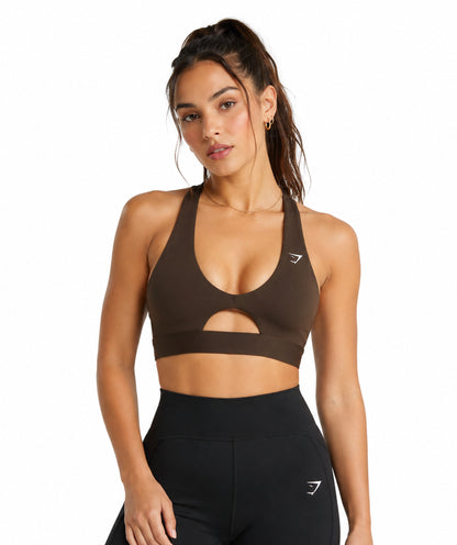 Peek a Boo Sport Bra by GYMSHARK