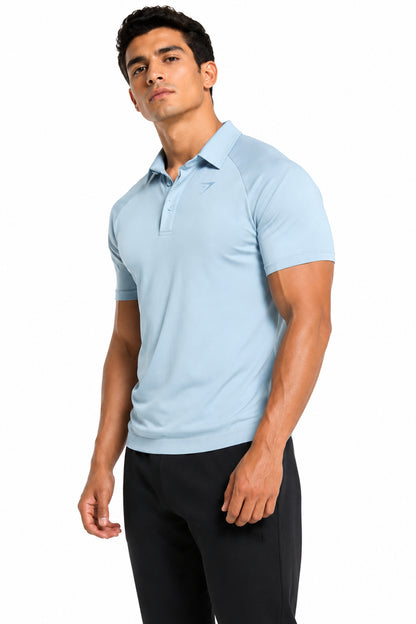 Seamless Polo T-Shirt by GYMSHARK