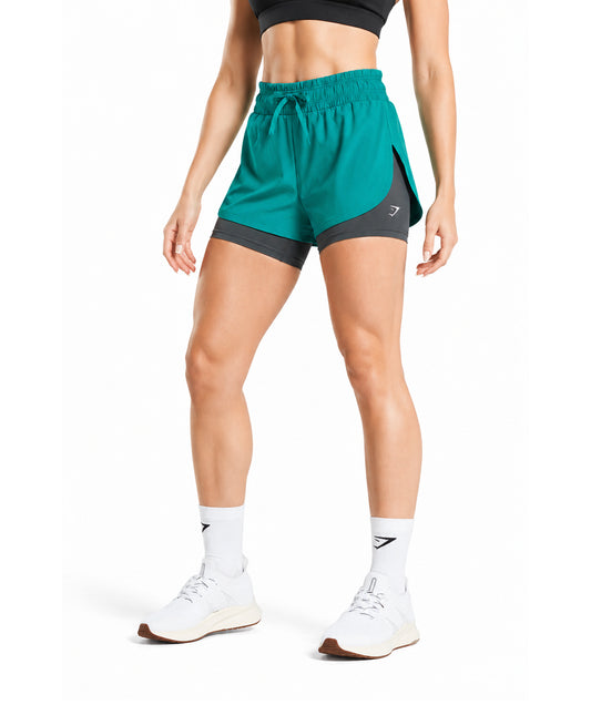 Running 2 In 1 Shorts by GYMSHARK