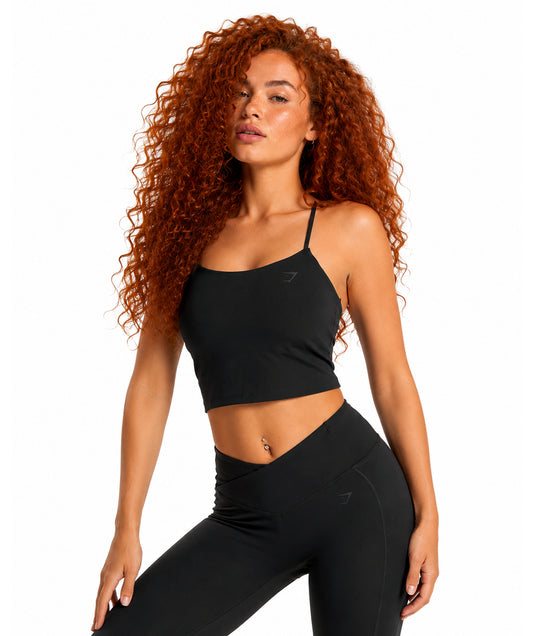 Strappy Crop Cami Tank by GYMSHARK