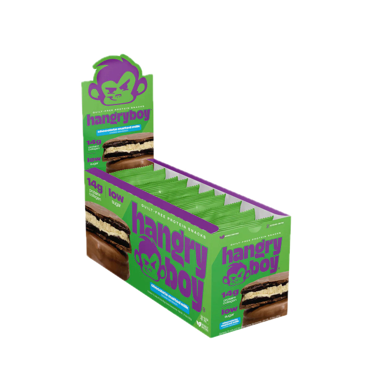 12 Pack Galleta de Proteína by HANGRYBOY