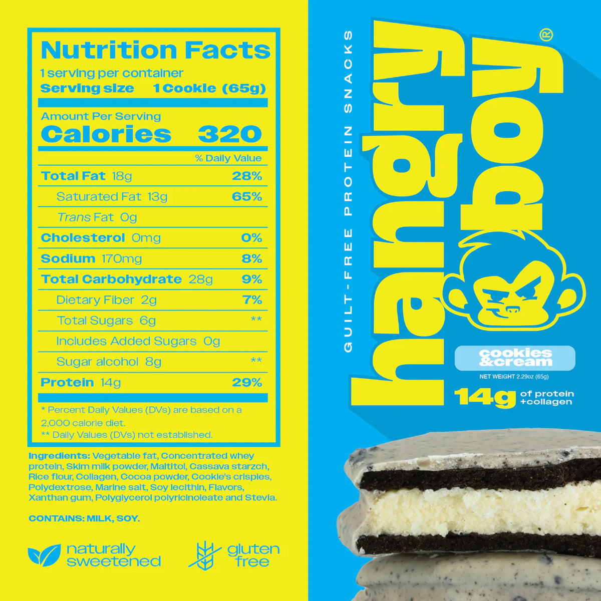 12 Pack Galleta de Proteína by HANGRYBOY