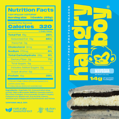 12 Pack Galleta de Proteína by HANGRYBOY