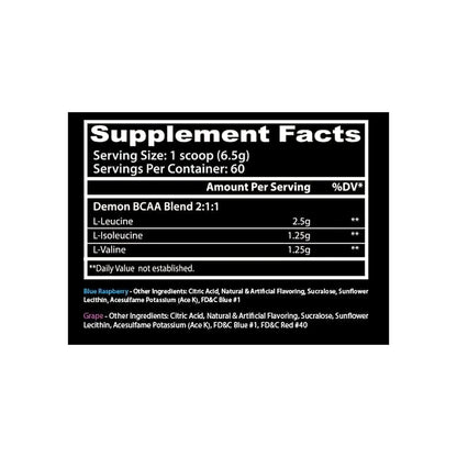 DEMON BCAA 60 Servicios by INSANE LABZ