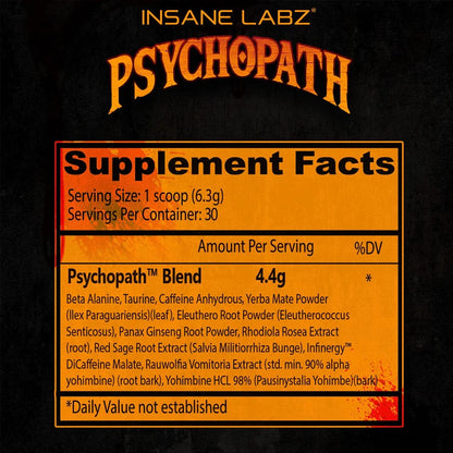 Psychopath 30 Servs by INSANE LABZ