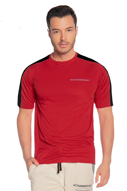 Playera Deportiva Colombiana ROJA  8519-6 by INIZIO