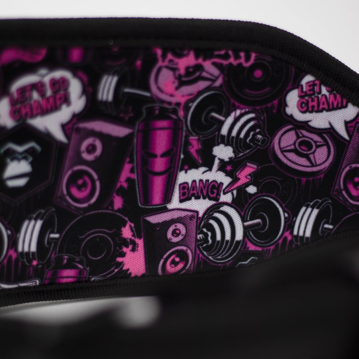 Cinturón NY Negro con Grafiti Rosa by Monkey