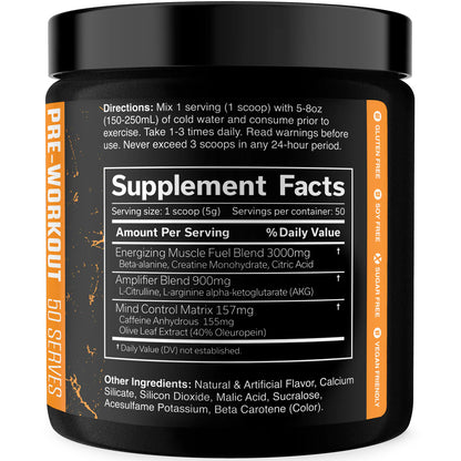 The Curse Pre Entreno 50 Servicios by JNX Sports