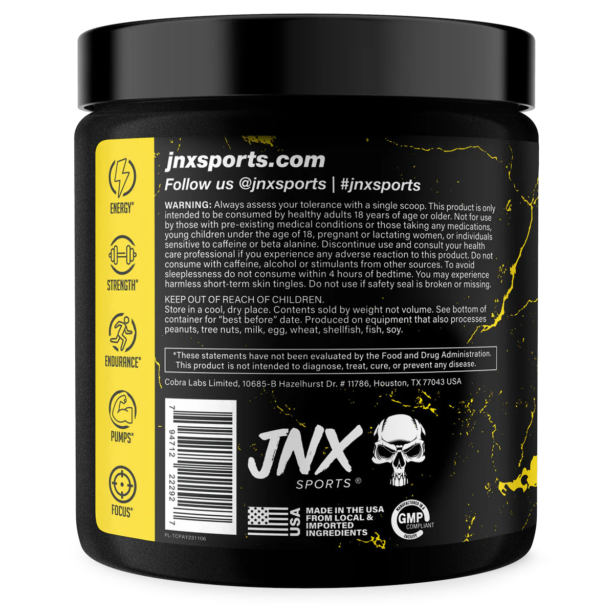 The Curse Pre Entreno 50 Servicios by JNX Sports