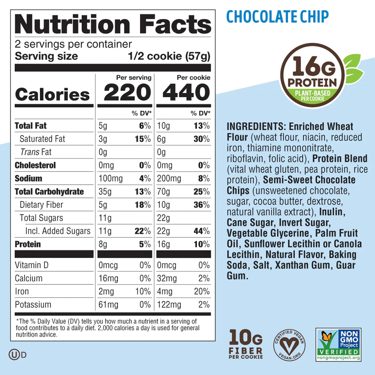 Galleta COMPLETE COOKIE 16g de Proteina by LENNY&LARRY'S