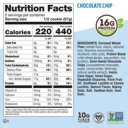 Galleta COMPLETE COOKIE 16g de Proteina by LENNY&LARRY'S