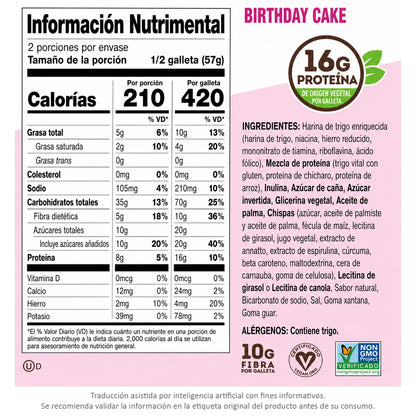 Galleta COMPLETE COOKIE 16g de Proteina by LENNY&LARRY'S
