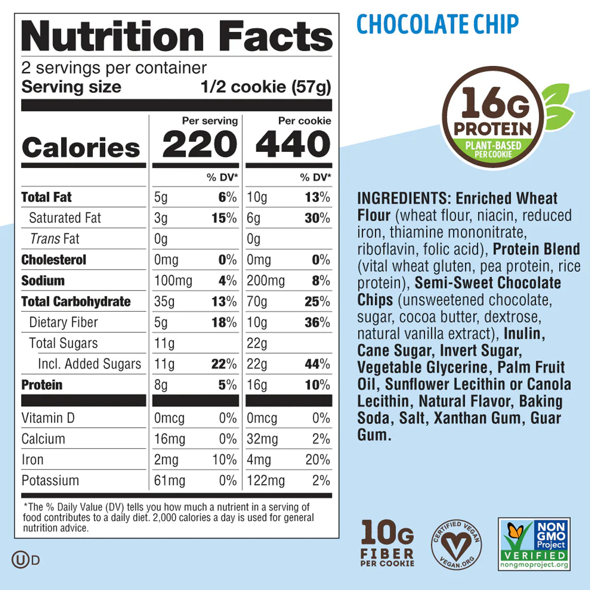 12 Pack Galleta COMPLETE COOKIE by LENNY&LARRY'S