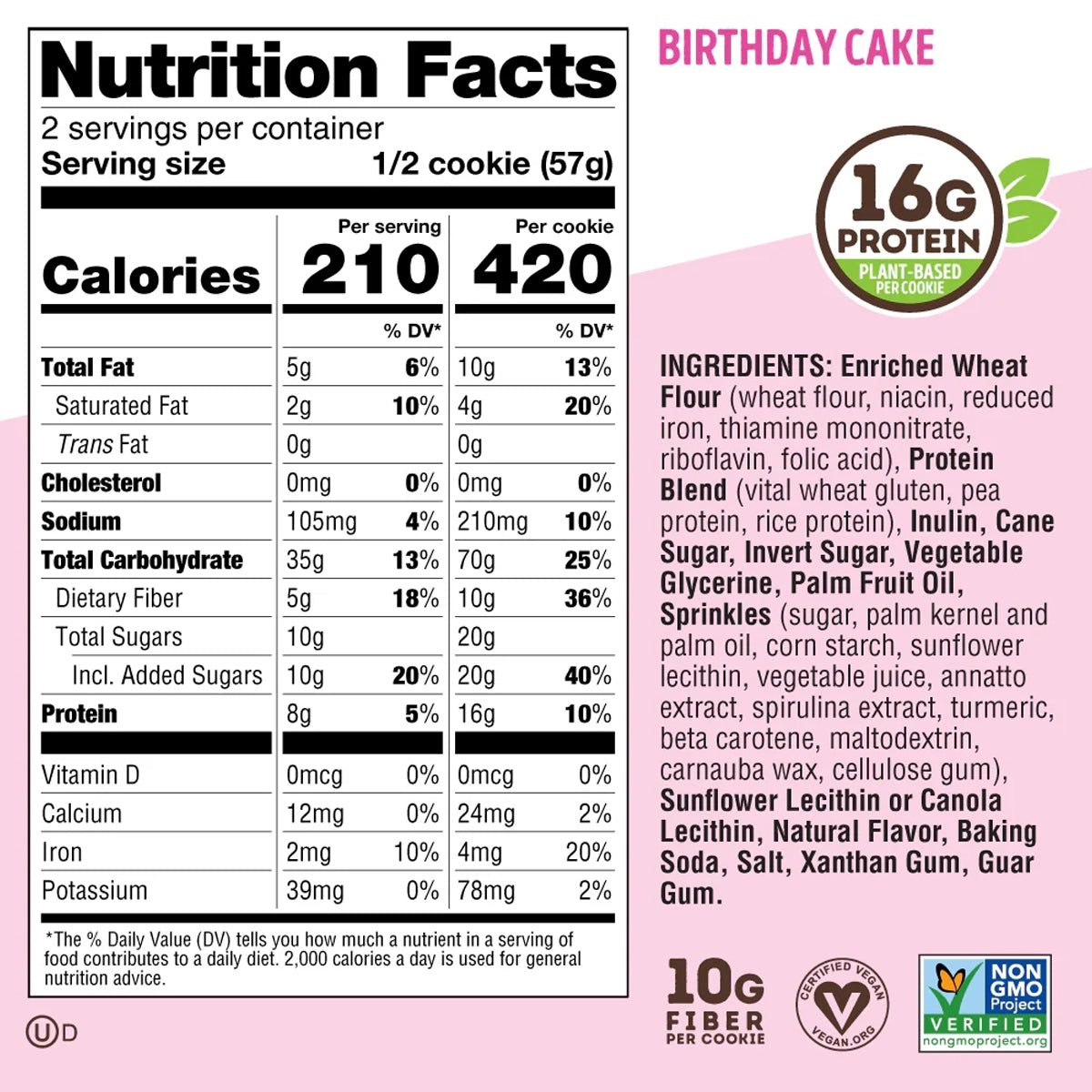 Galleta COMPLETE COOKIE 16g de Proteina by LENNY&LARRY'S