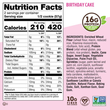 Galleta COMPLETE COOKIE 16g de Proteina by LENNY&LARRY'S