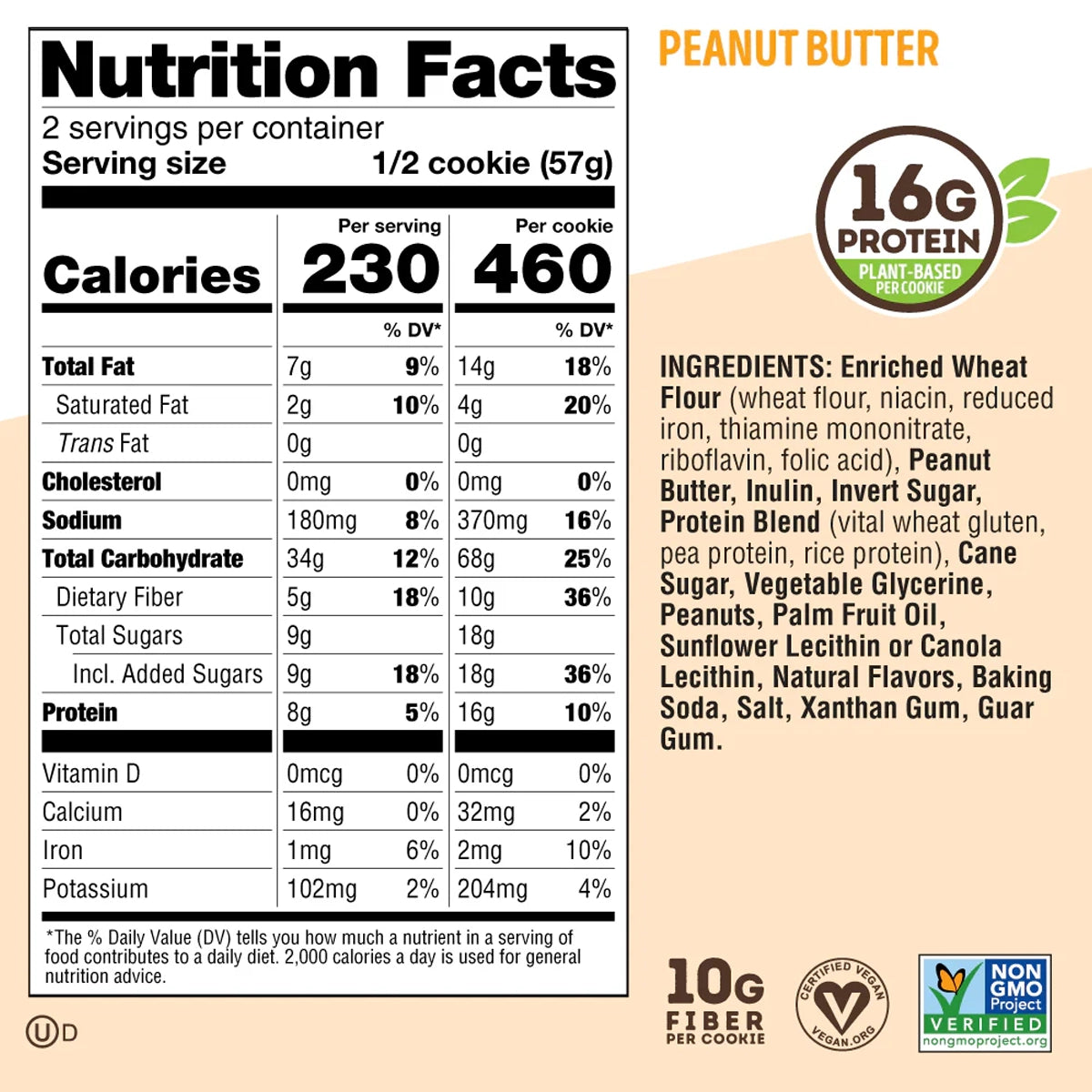 Galleta COMPLETE COOKIE 16g de Proteina by LENNY&LARRY'S