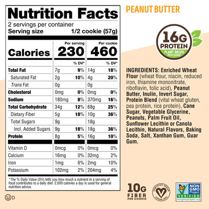 Galleta COMPLETE COOKIE 16g de Proteina by LENNY&LARRY'S