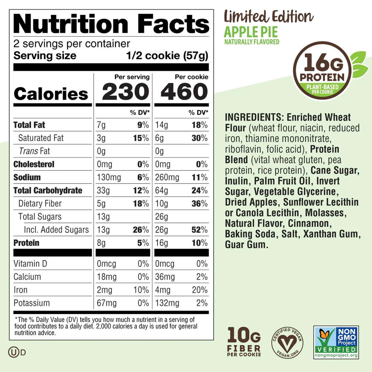 Galleta COMPLETE COOKIE 16g de Proteina by LENNY&LARRY'S