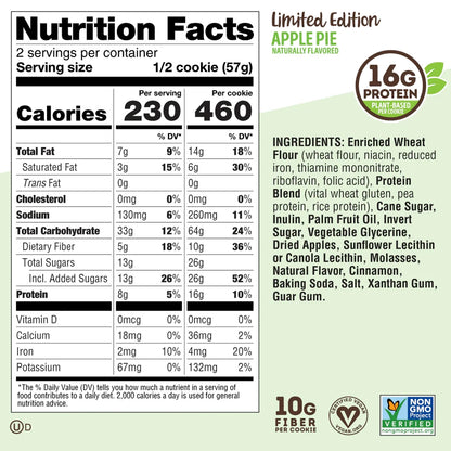 Galleta COMPLETE COOKIE 16g de Proteina by LENNY&LARRY'S