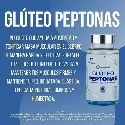 Glúteo Peptonas 90 Caps by MESOFRANCE