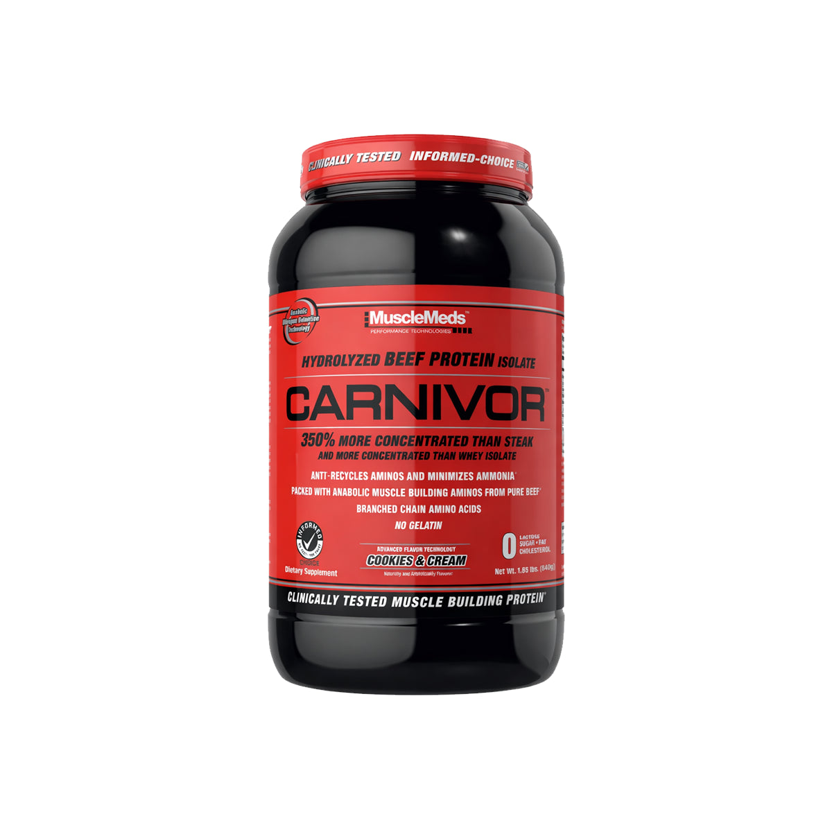 Proteina Carnivor 2 LBS aprox by MUSCLEMEDS
