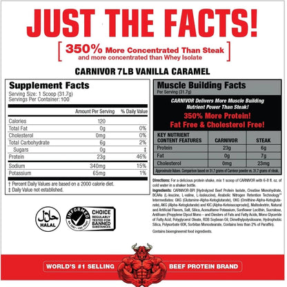 Proteina Carnivor 7 LBS aprox by MUSCLEMEDS