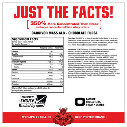 Carnivor Mass 5.8 LBS by MUSCLE MEDS