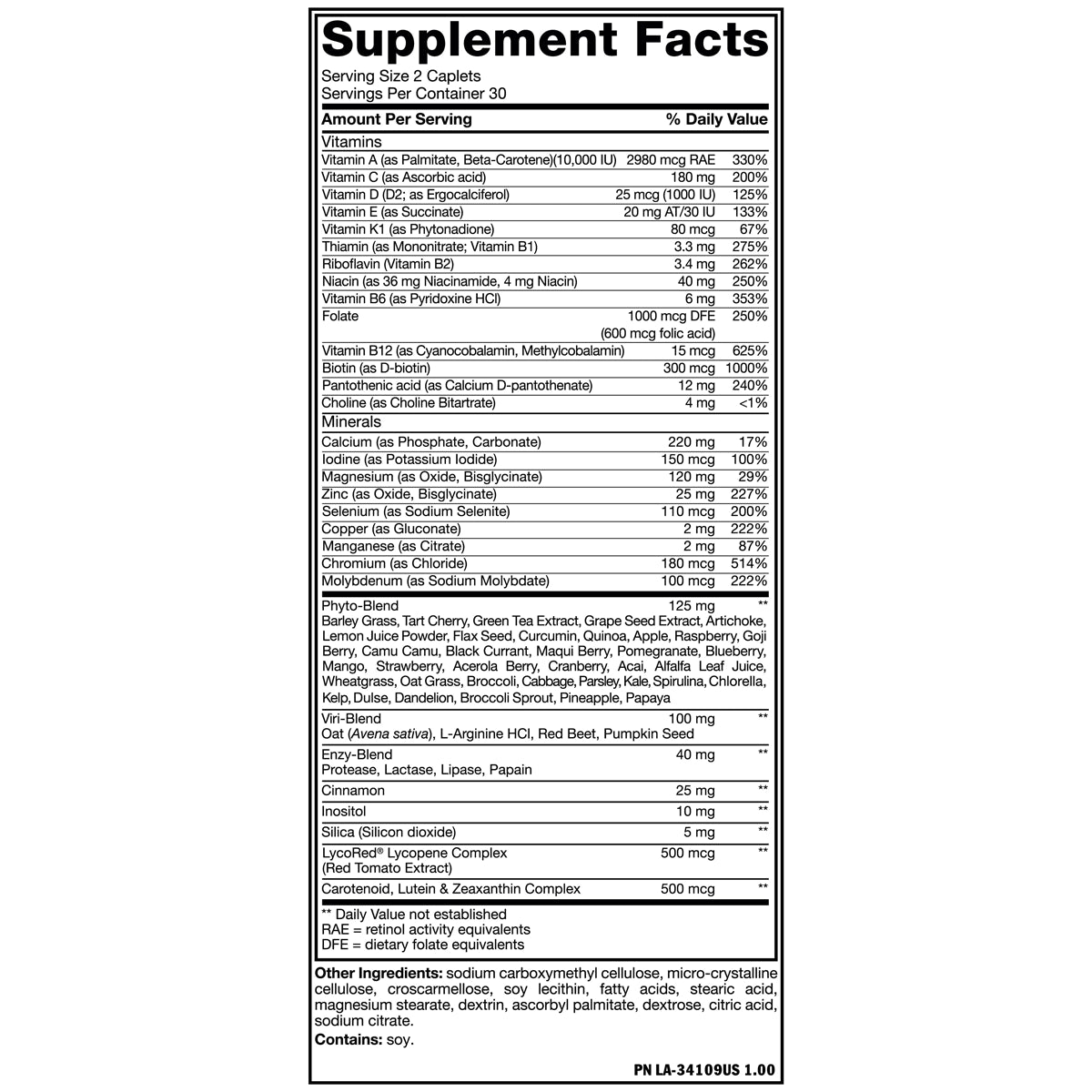 Multi Athlete's Vitamins 60 Tabs by MUTANT