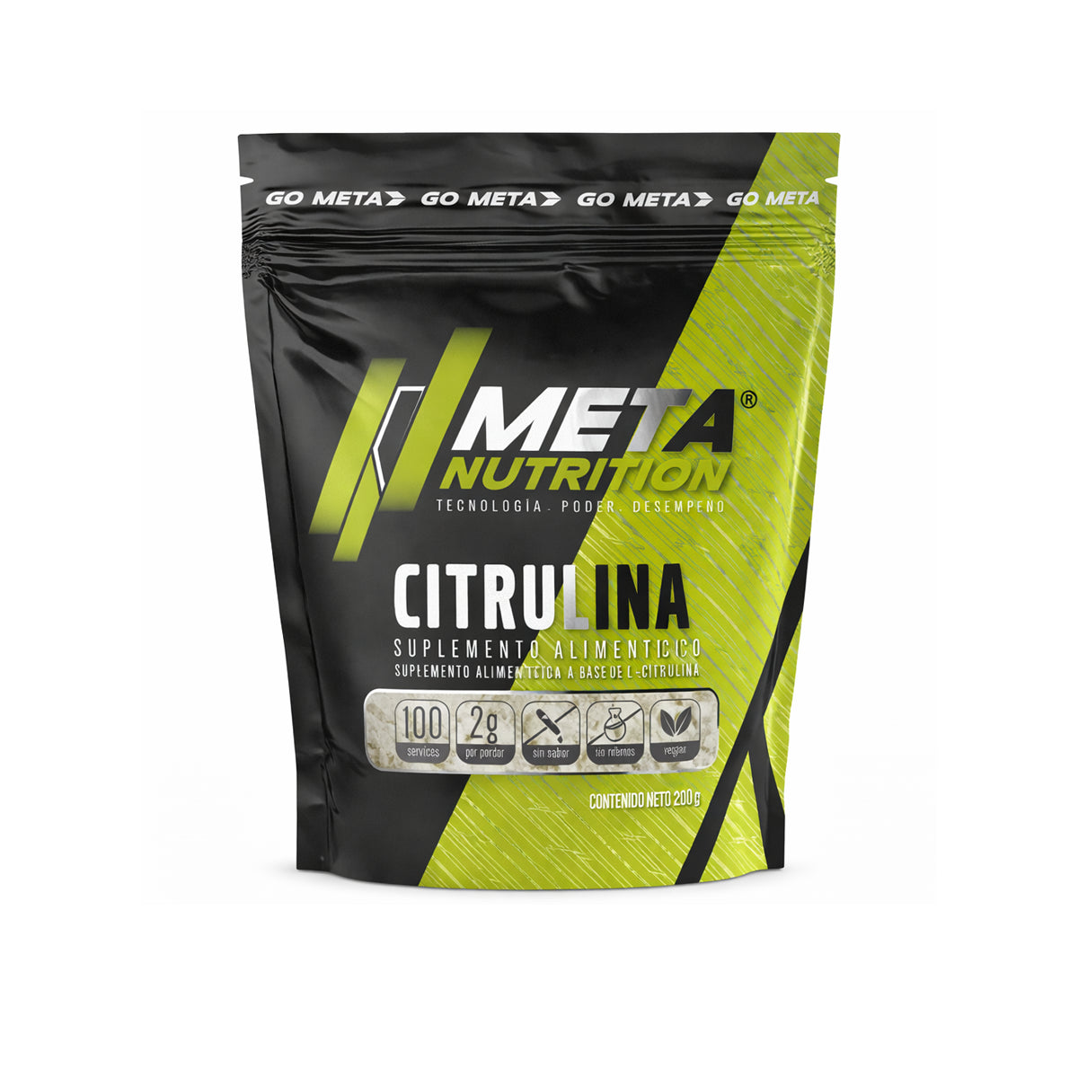 Citrulina 100 Servicios by META NUTRITION