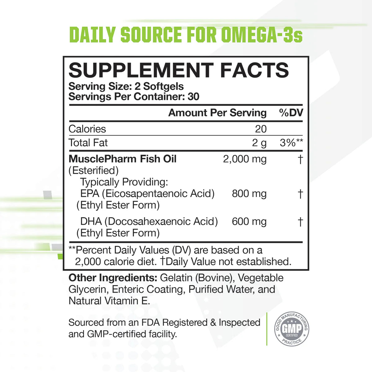 Omega 3 by MUSCLE PHARM