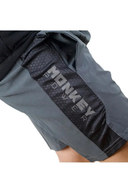 Short Fitted GRIS/NEGRO by MONKEY