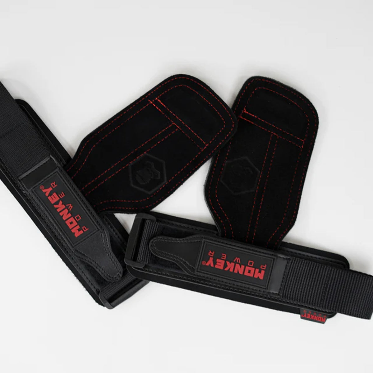 Straps Lifting Negros/Rojo by MONKEY POWER