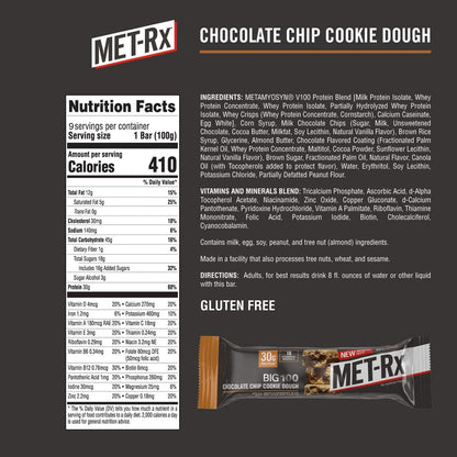 9 Pack Barra de Proteina BIG 100by MET-RX