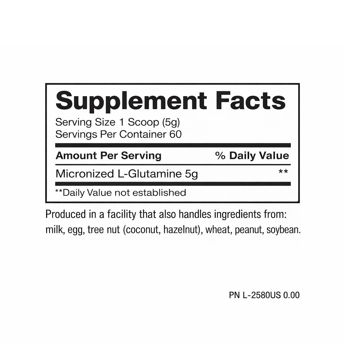 Glutamina Micronizada by MUTANT