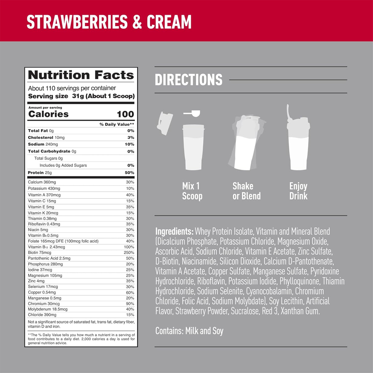 Proteina Isopure 7.5 LBS Zero Carbs by NATURE'S BEST