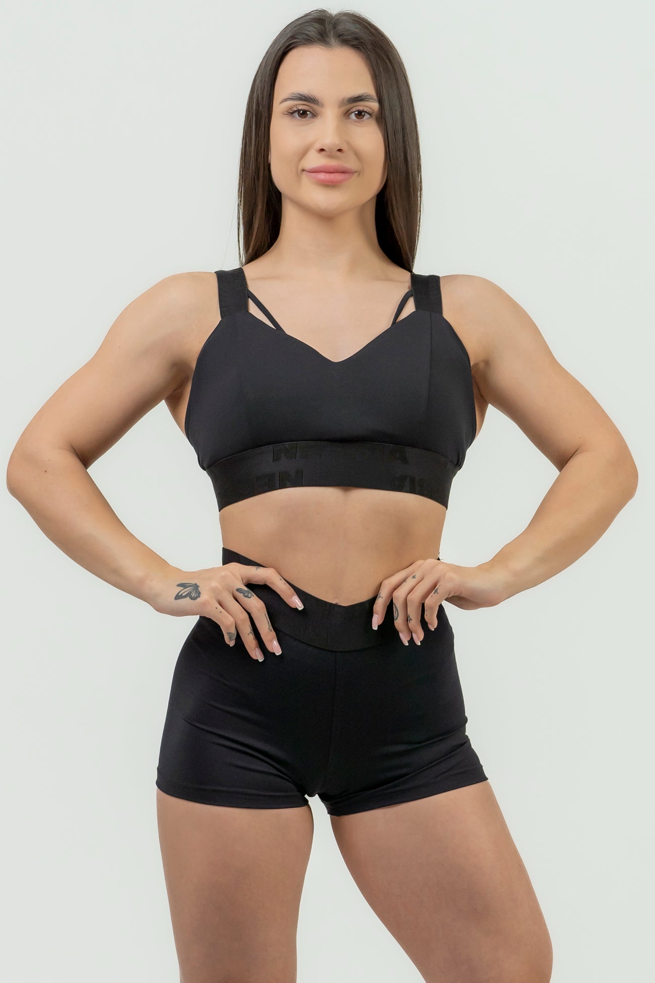 Women's Padded Sports Bra INTENSE Iconic by NEBBIA